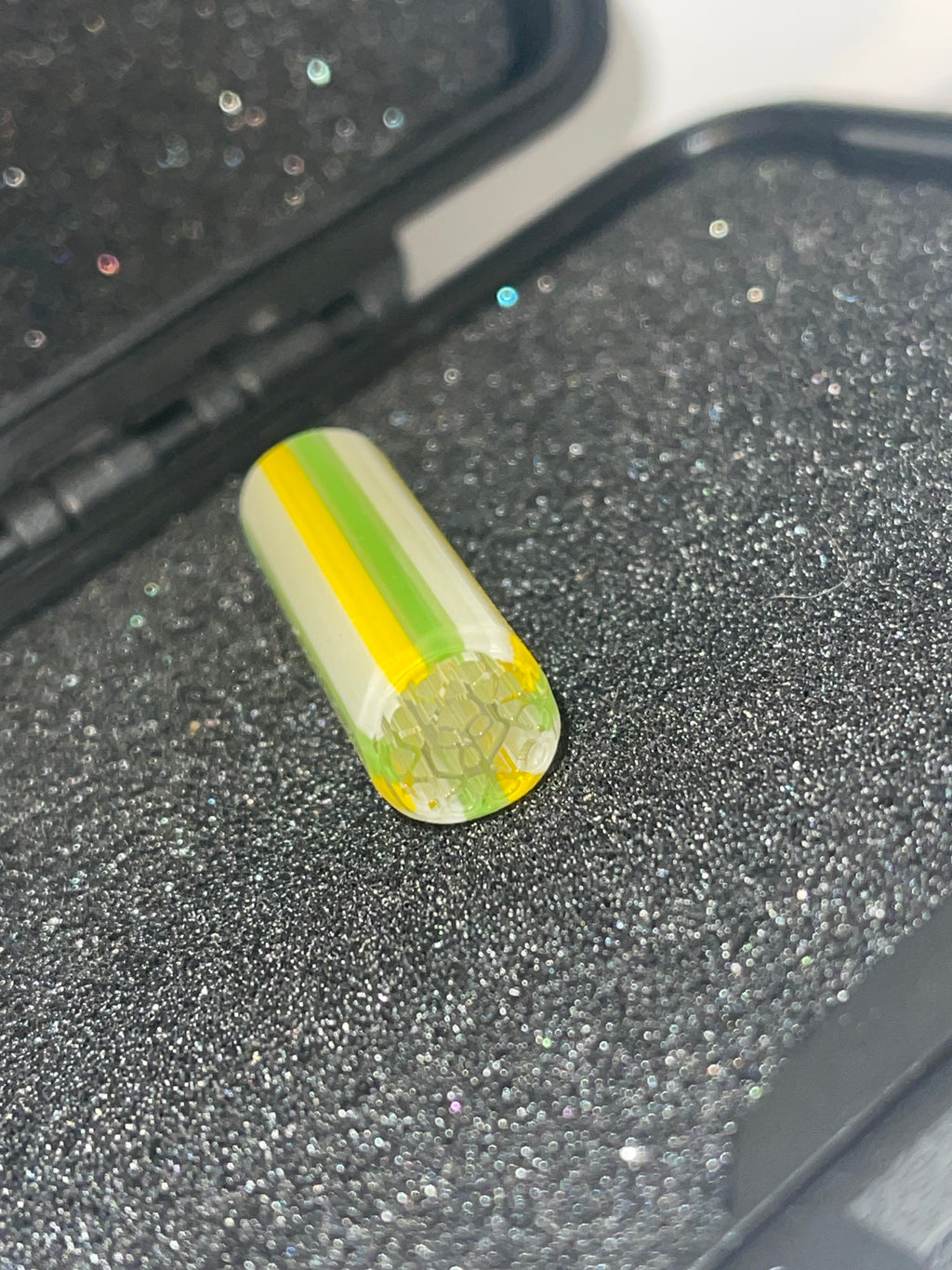 Sabai Glass Tip - Sprite (White Green Yellow)
