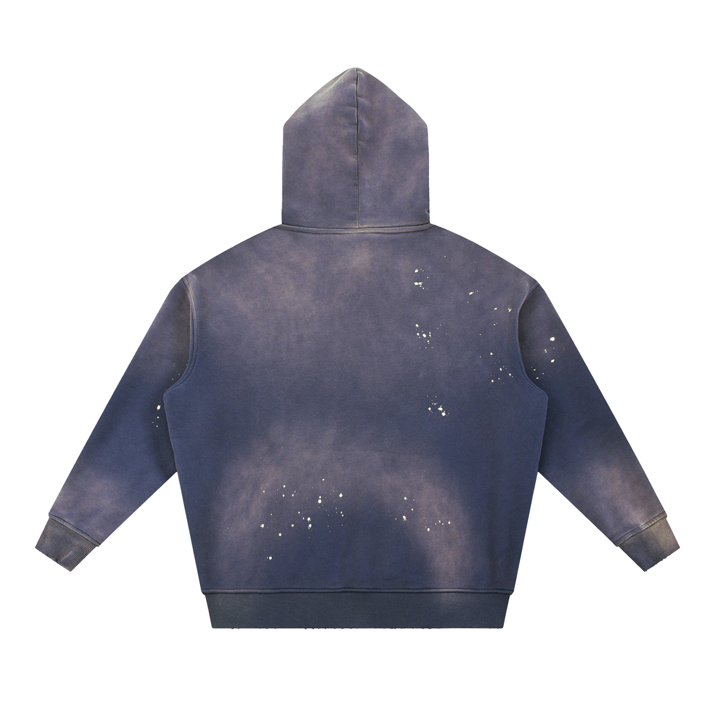 Smoking Helps Vintage Washed Frayed Fleece Hoodie