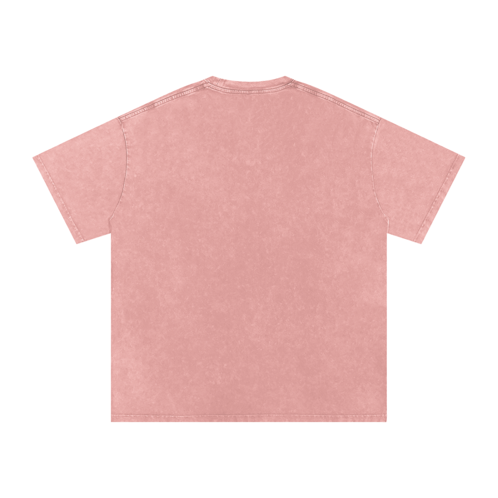 Smoking Helps Snow Washed Oversized Cotton T-Shirt