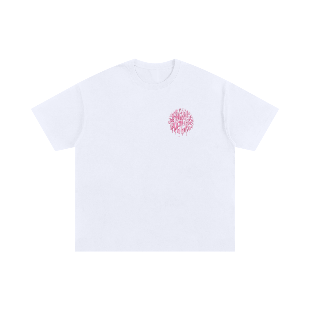 Women's Oversized Cotton Smoking Helps T-Shirt