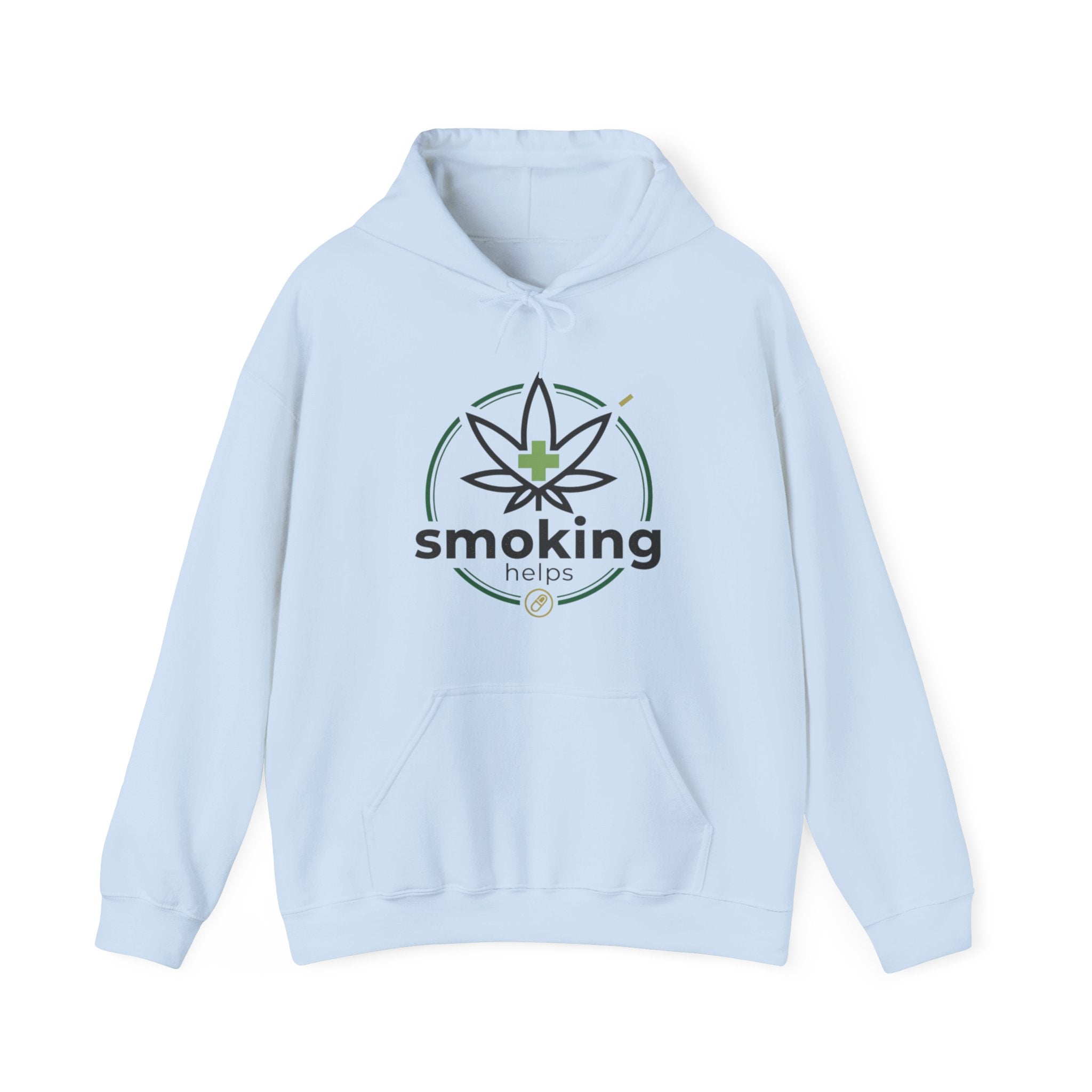 Hoodie — Smoking Helps Logo Pullover