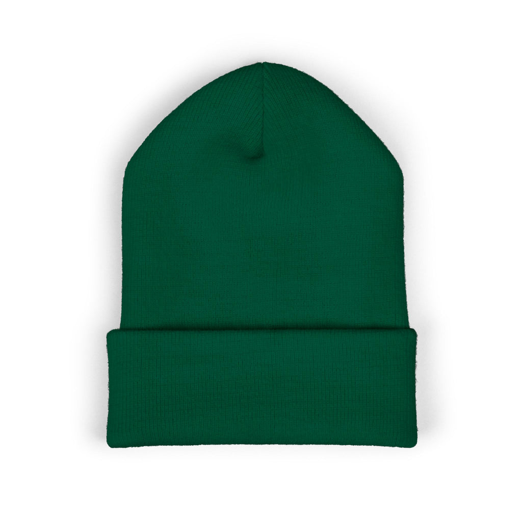 Smoking Helps Embroidered Beanie - Cuffed Knit Hat
