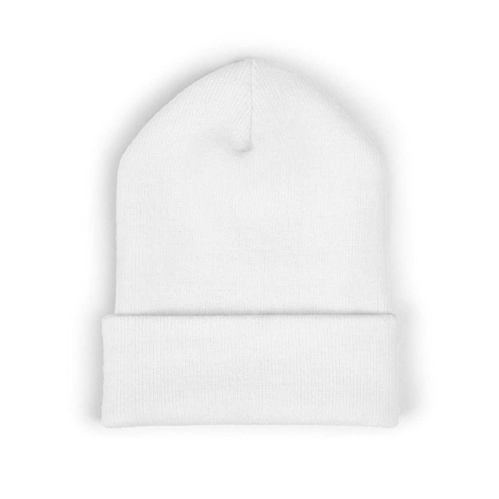 Smoking Helps Embroidered Beanie - Cuffed Knit Hat