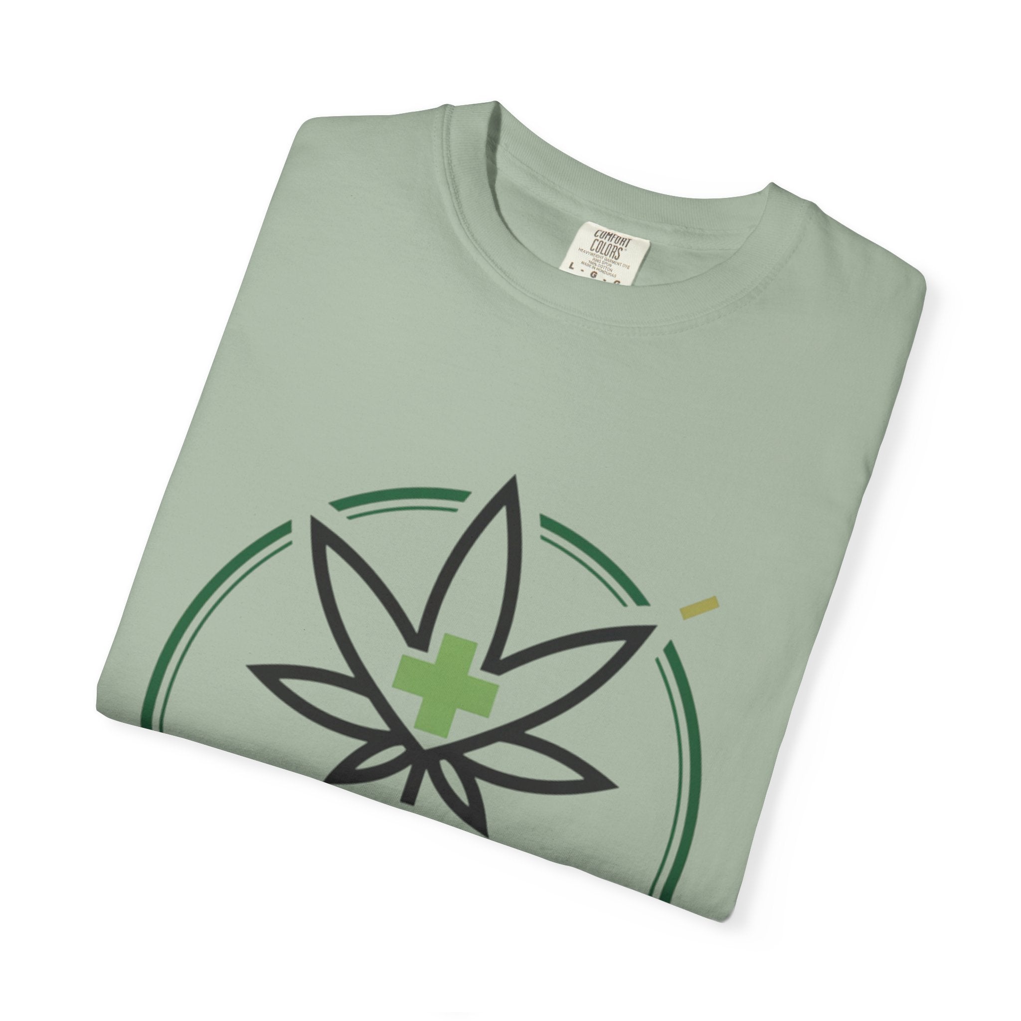 Smoking Helps Cannabis Leaf Tee — Medicinal Marijuana Graphic T-Shirt