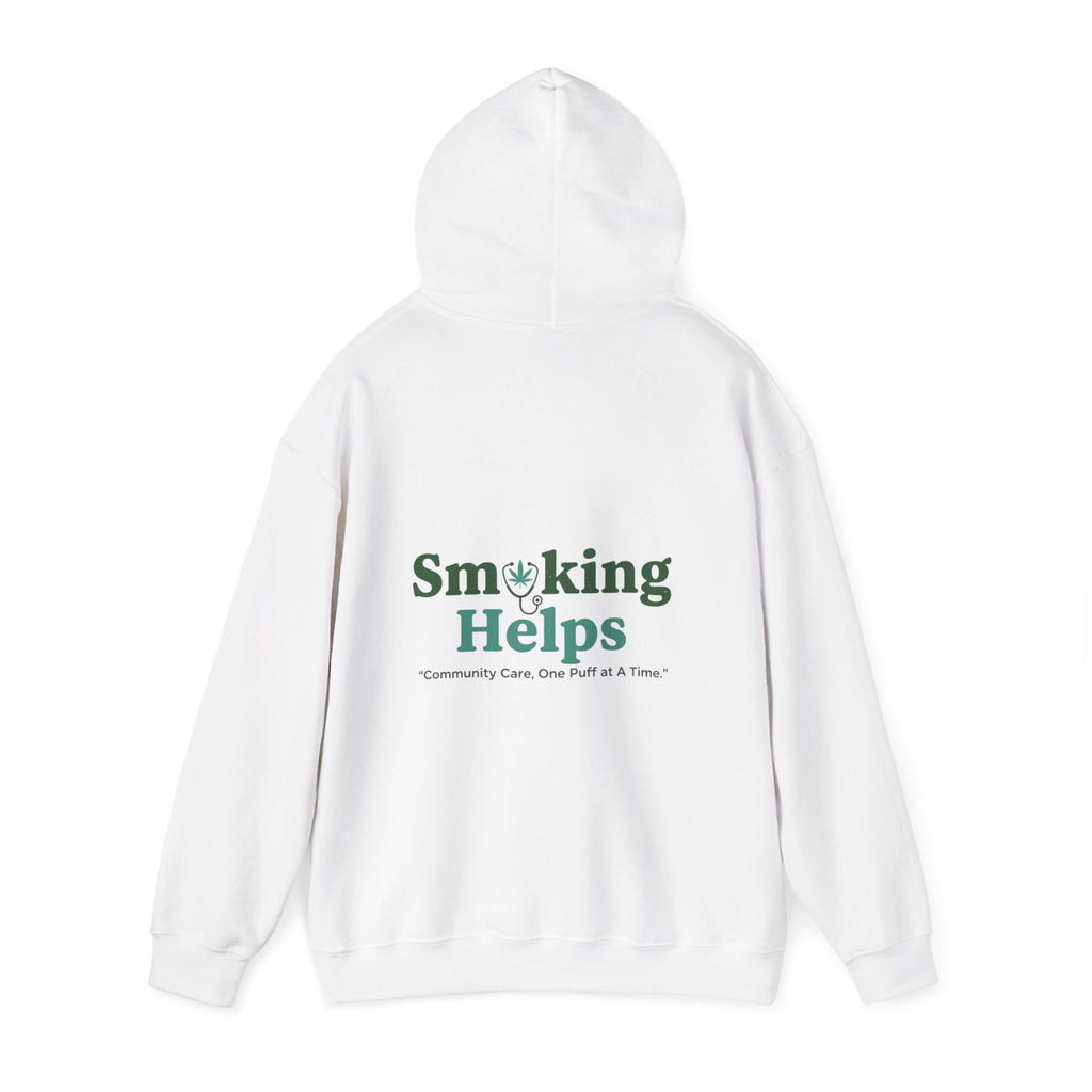Hoodie — Smoking Helps Logo Pullover
