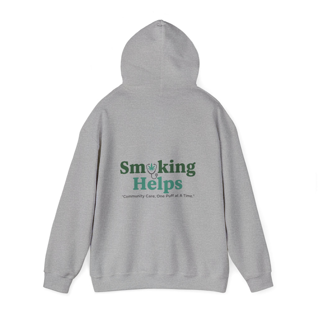 Hoodie — Smoking Helps Logo Pullover