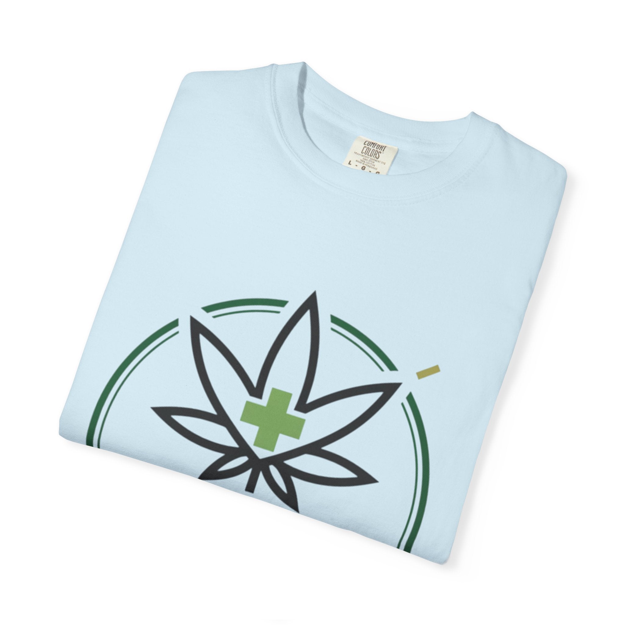 Smoking Helps Cannabis Leaf Tee — Medicinal Marijuana Graphic T-Shirt