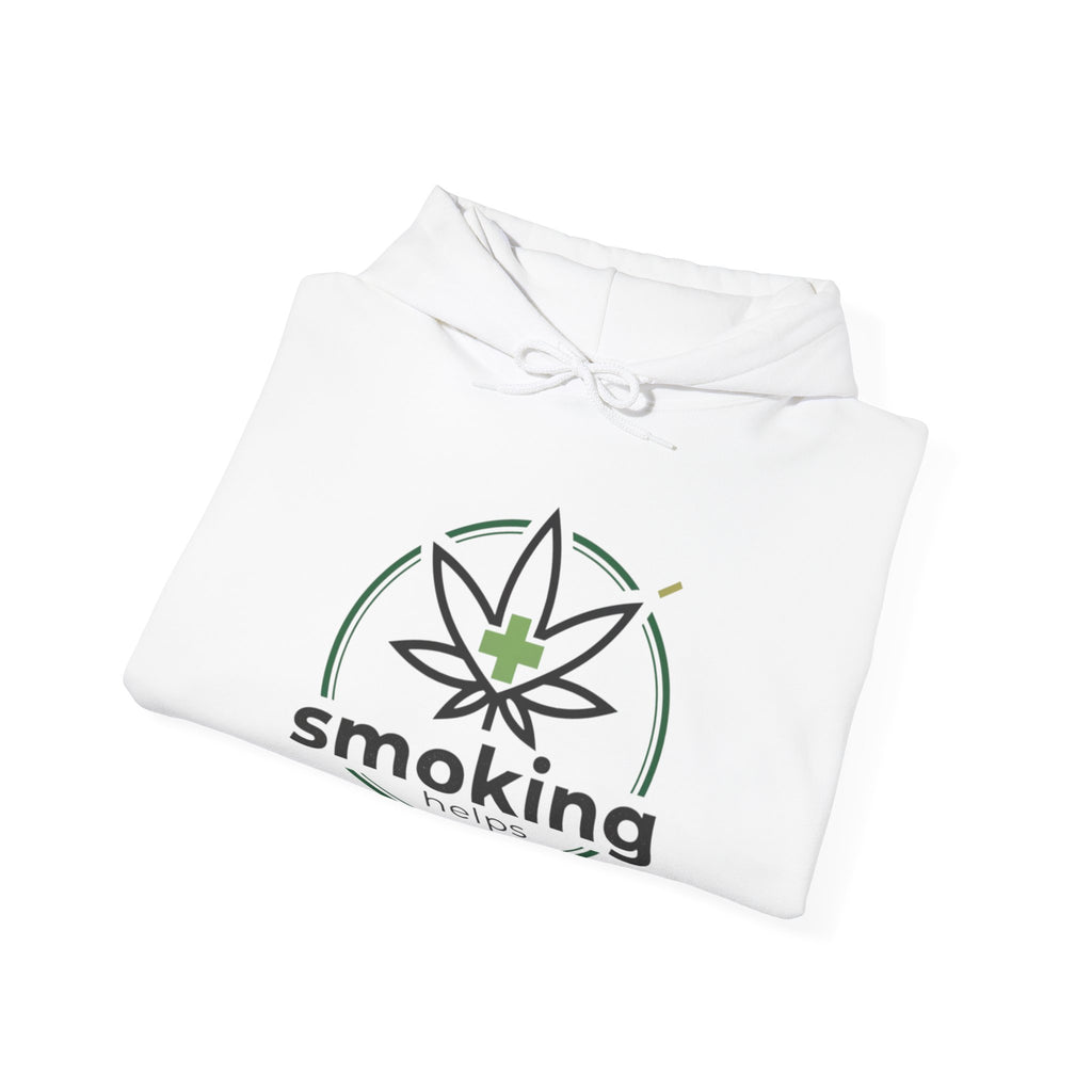 Hoodie — Smoking Helps Logo Pullover