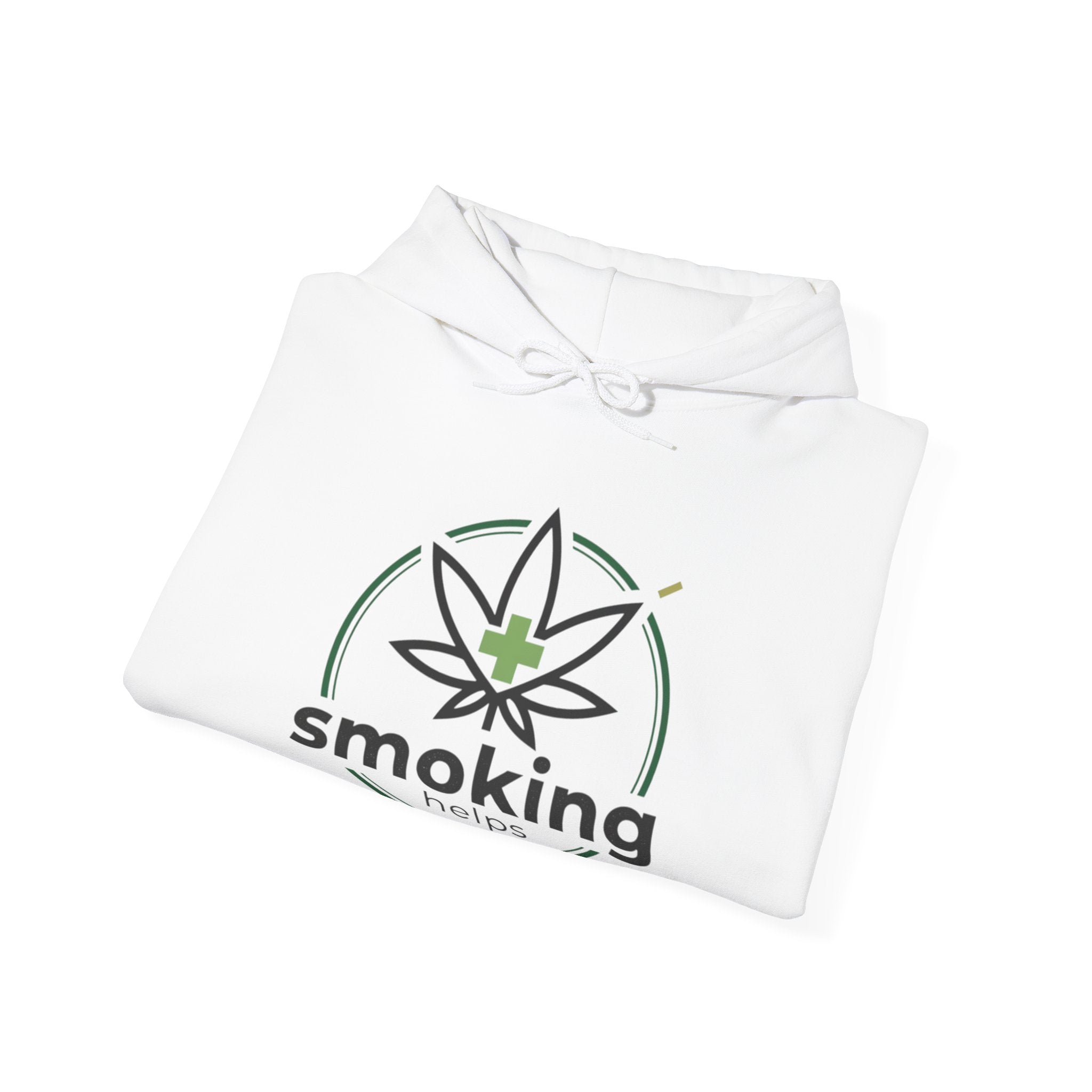 Hoodie — Smoking Helps Logo Pullover