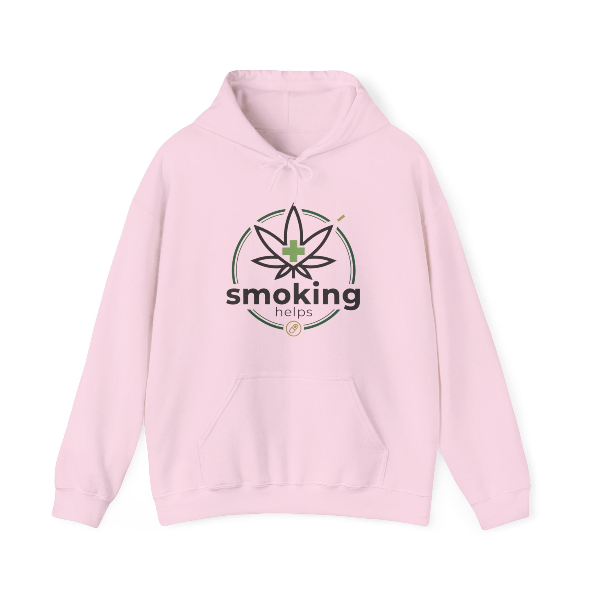 Hoodie — Smoking Helps Logo Pullover
