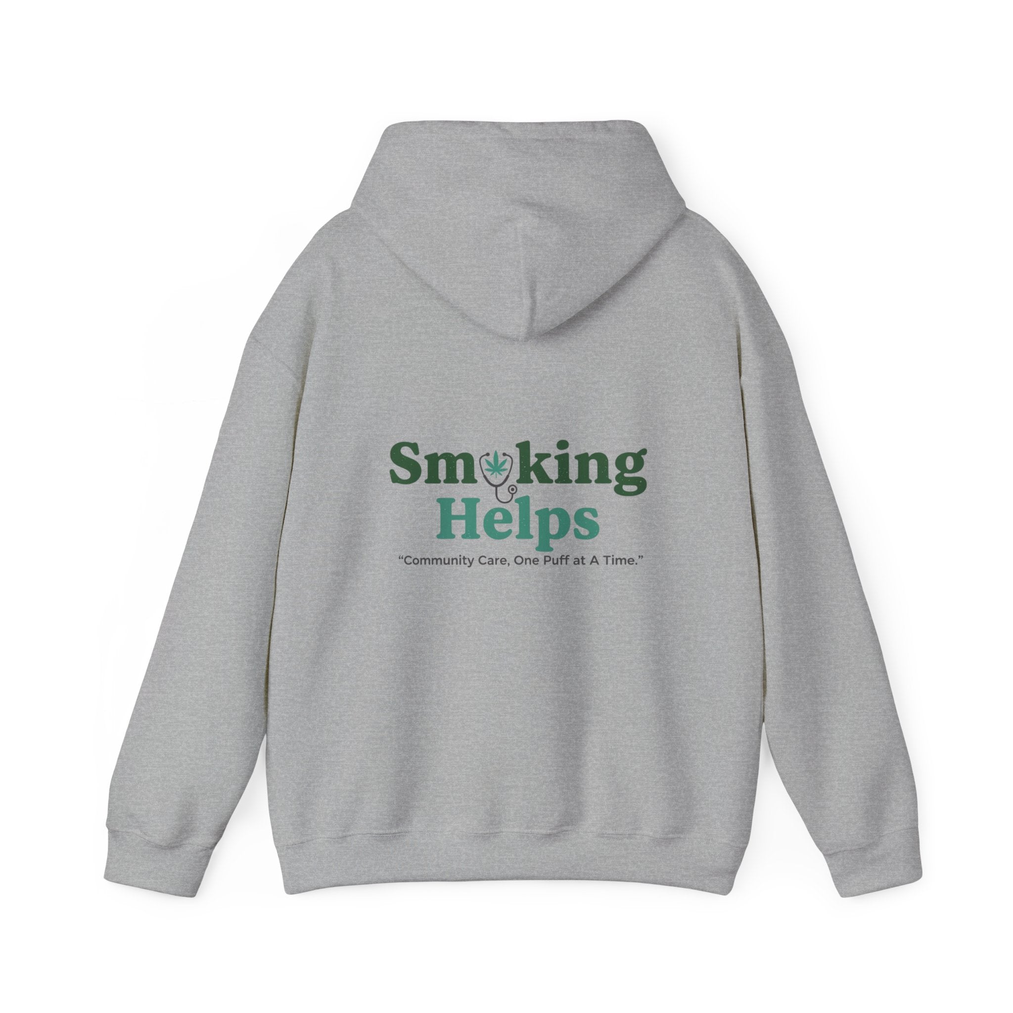 Hoodie — Smoking Helps Logo Pullover