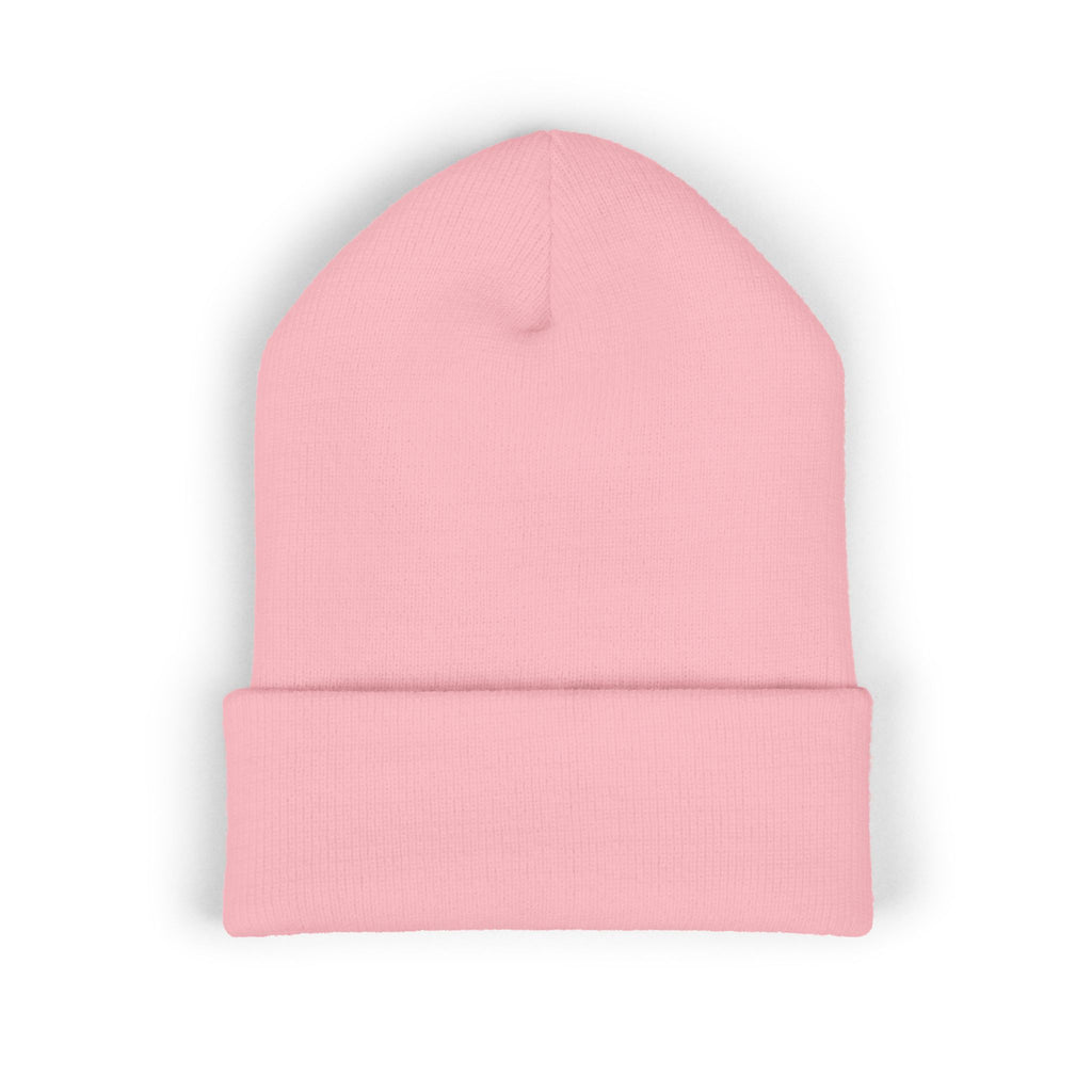 Smoking Helps Embroidered Beanie - Cuffed Knit Hat