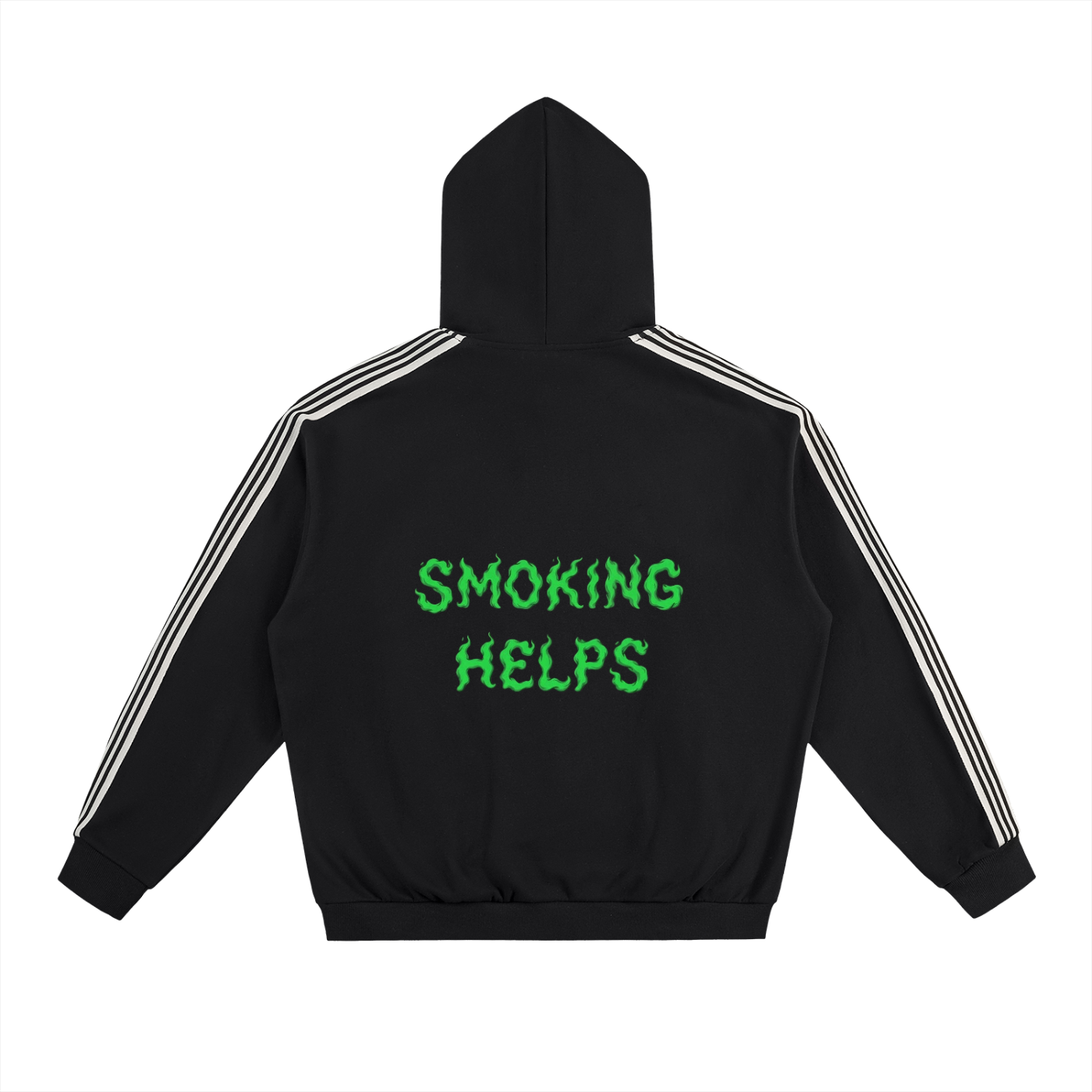 Lewsfriedup x Smoking Helps Collab Hoodie Style 2