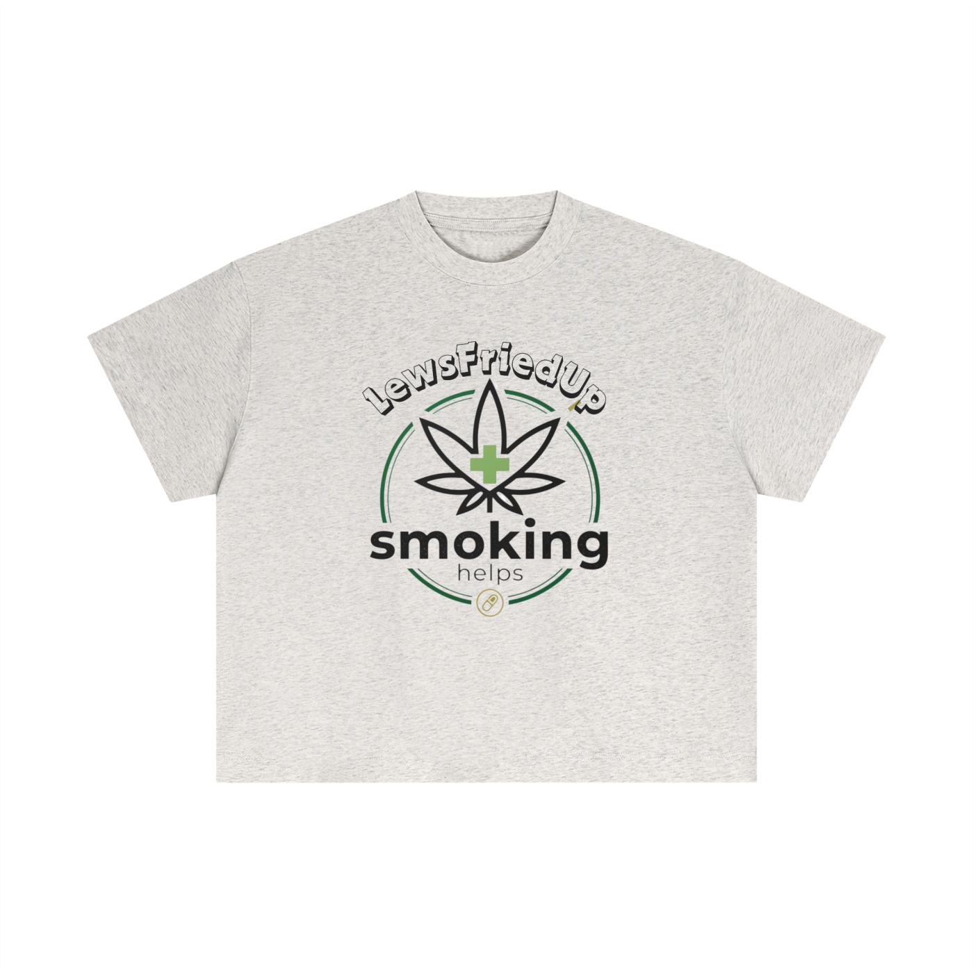 Lewsfriedup X Smoking Helps Collab - Essential Cotton T-shirt