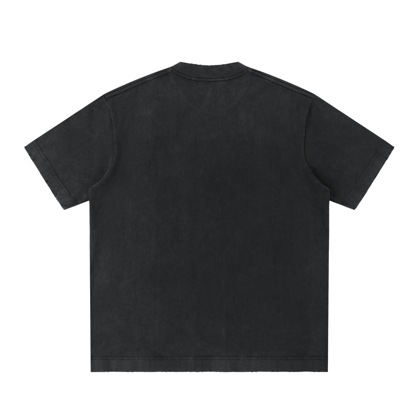 Heavyweight Vintage Washed Frayed T-Shirt S Branded