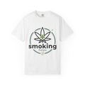 Smoking Helps Cannabis Leaf Tee — Medicinal Marijuana Graphic T-Shirt