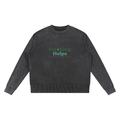 Smoking Helps Mineral Wash Oversized Sweater