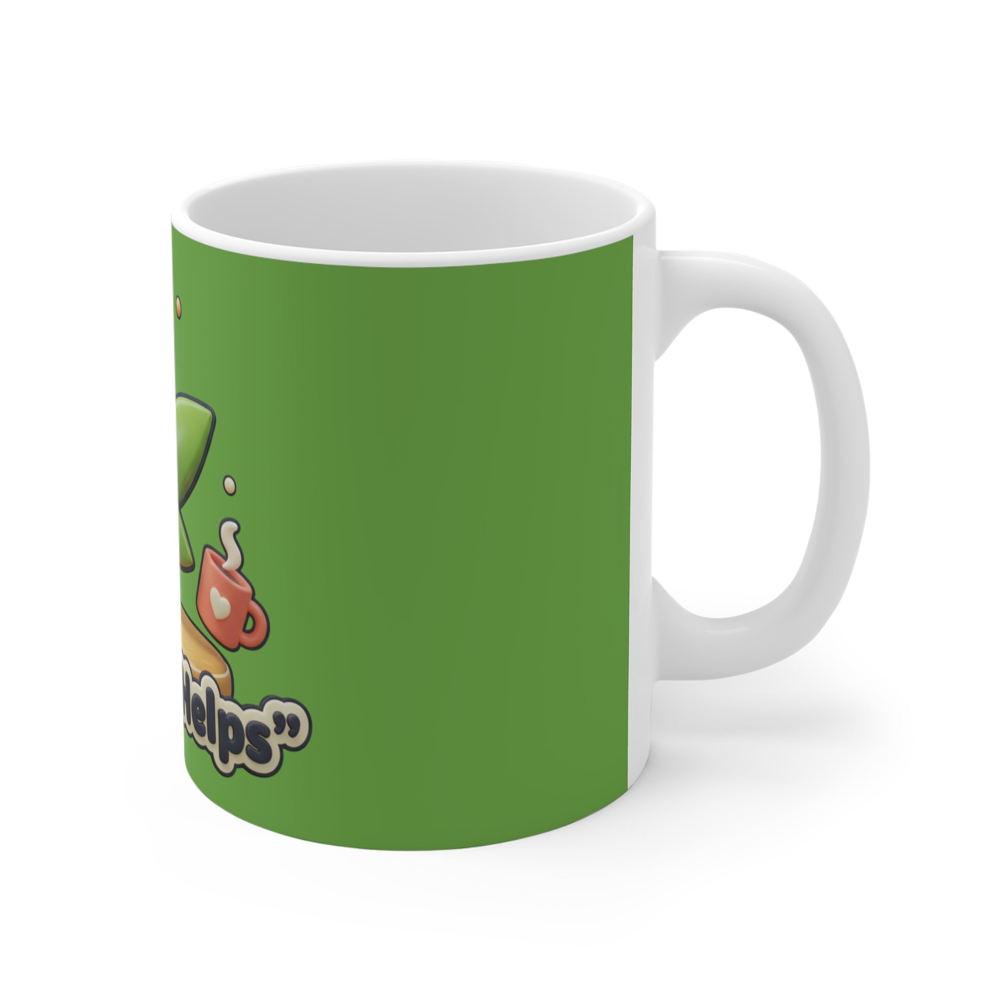 Smoking Helps Mug - Green