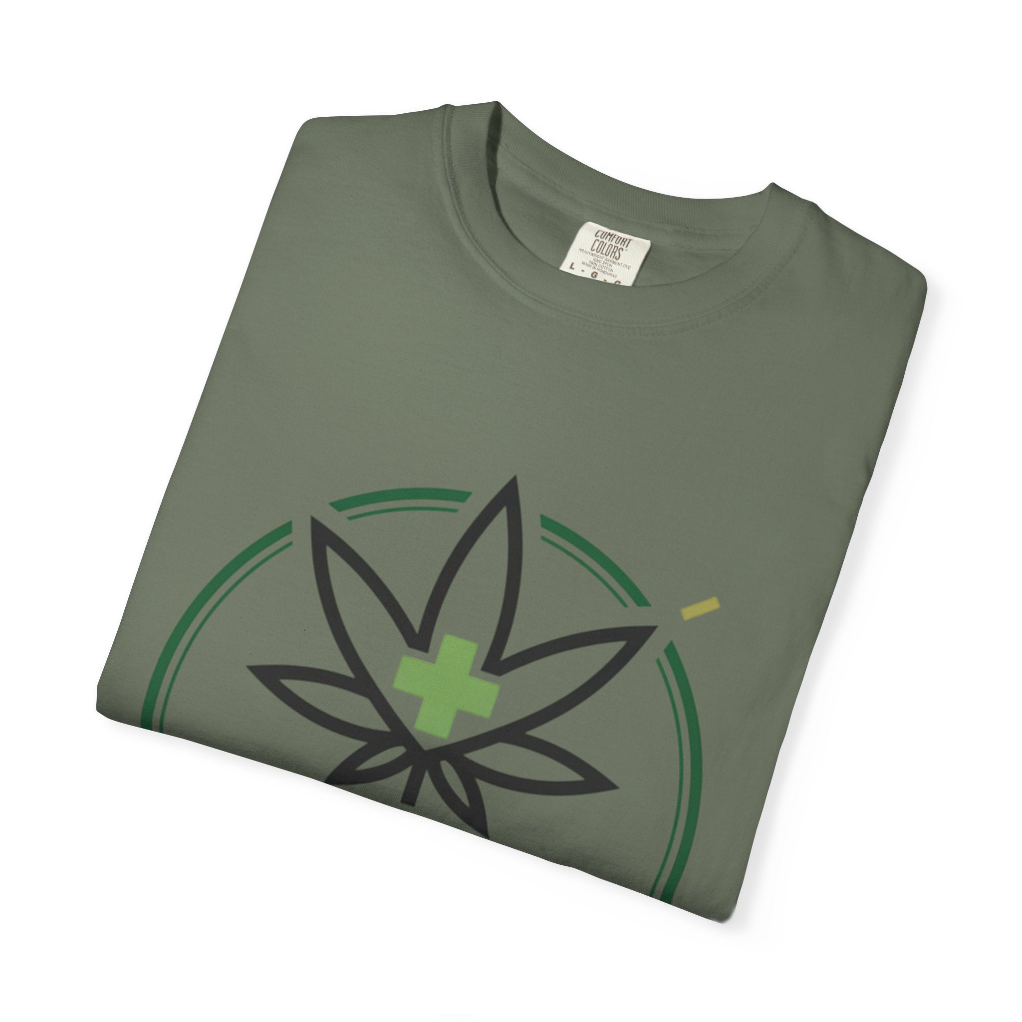 Smoking Helps Cannabis Leaf Tee — Medicinal Marijuana Graphic T-Shirt
