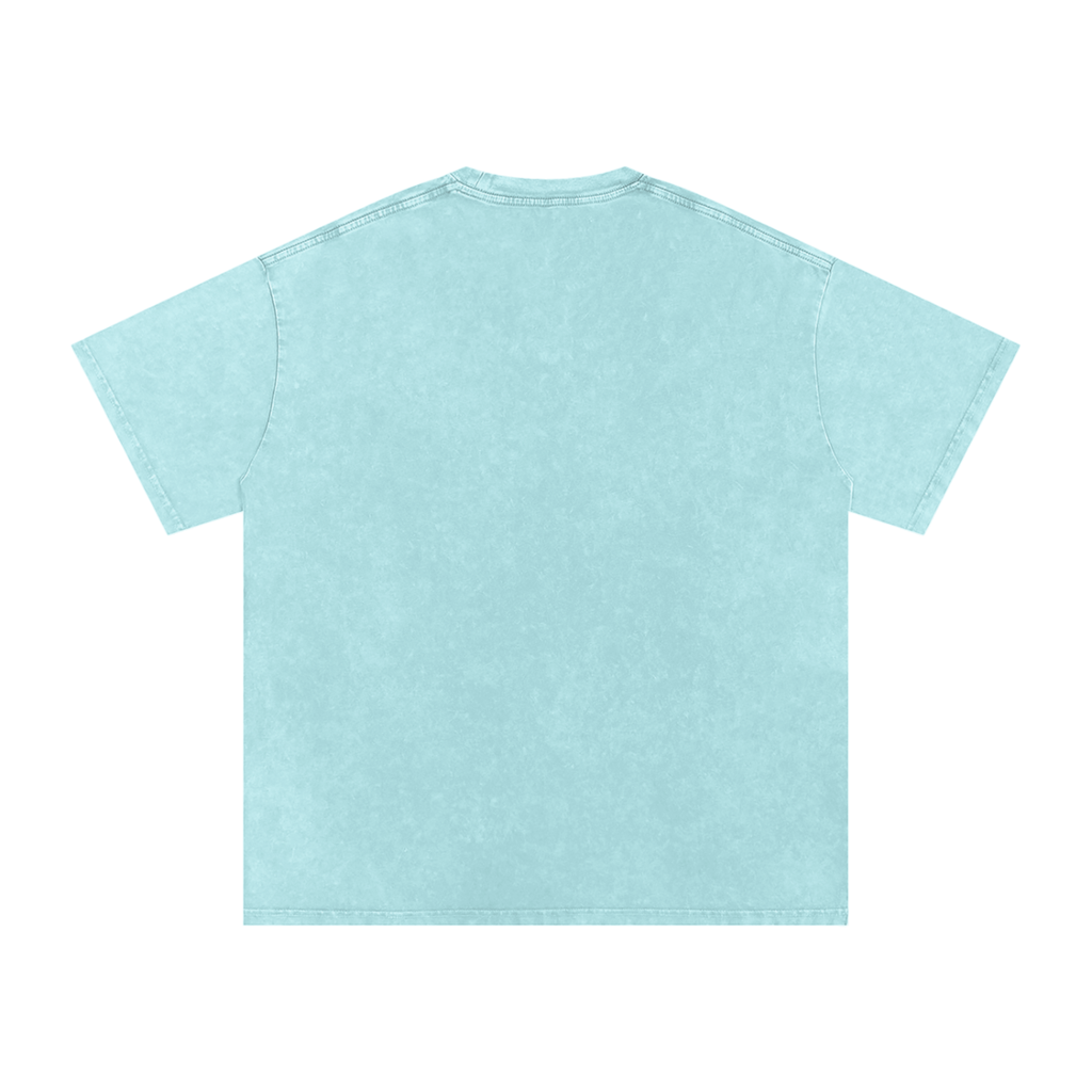 Smoking Helps Snow Washed Oversized Cotton T-Shirt