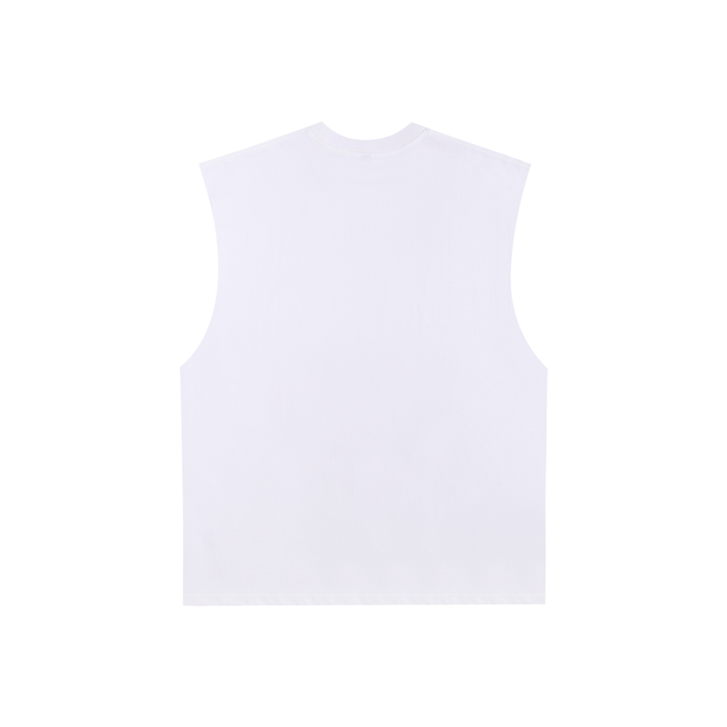Raw Edge Cotton Smoking Helps Vest