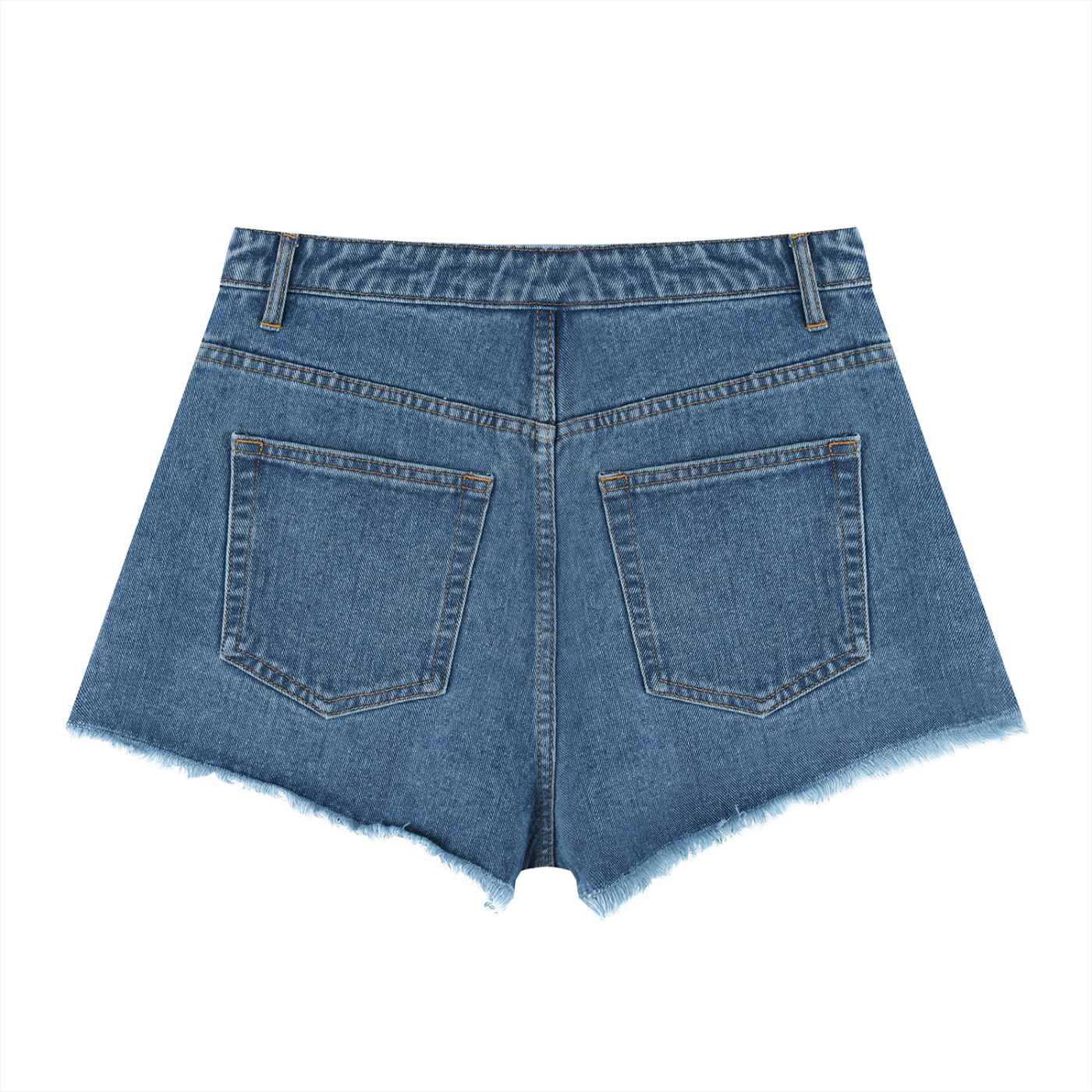 Women's Vintage Demin High Rise Smoking Helps Shorts