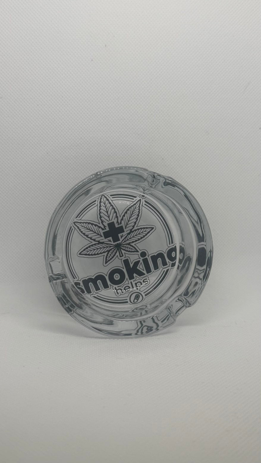 Black Branded Smoking Helps Ashytray