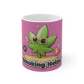 Mug — 'Smoking Helper' Cute Cannabis Leaf Coffee Mug