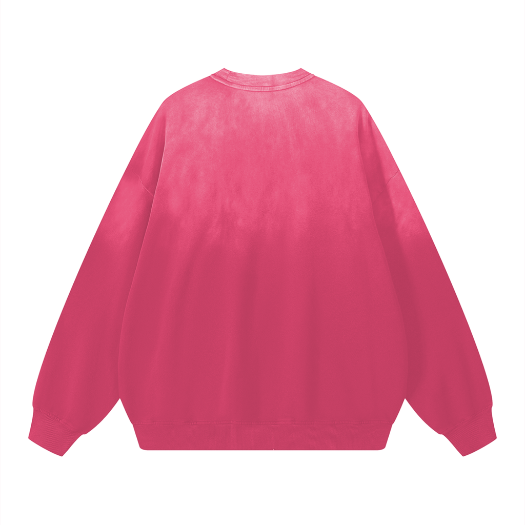 Smoking Helps Sunfade Drop-Shoulder Cotton Sweatshirt