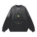 Smoking Helps Sunfade Drop-Shoulder Cotton Sweatshirt