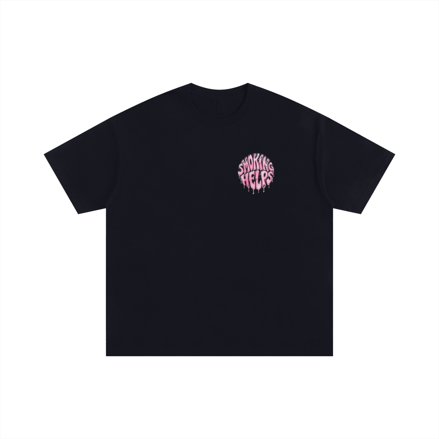 Women's Oversized Cotton Smoking Helps T-Shirt