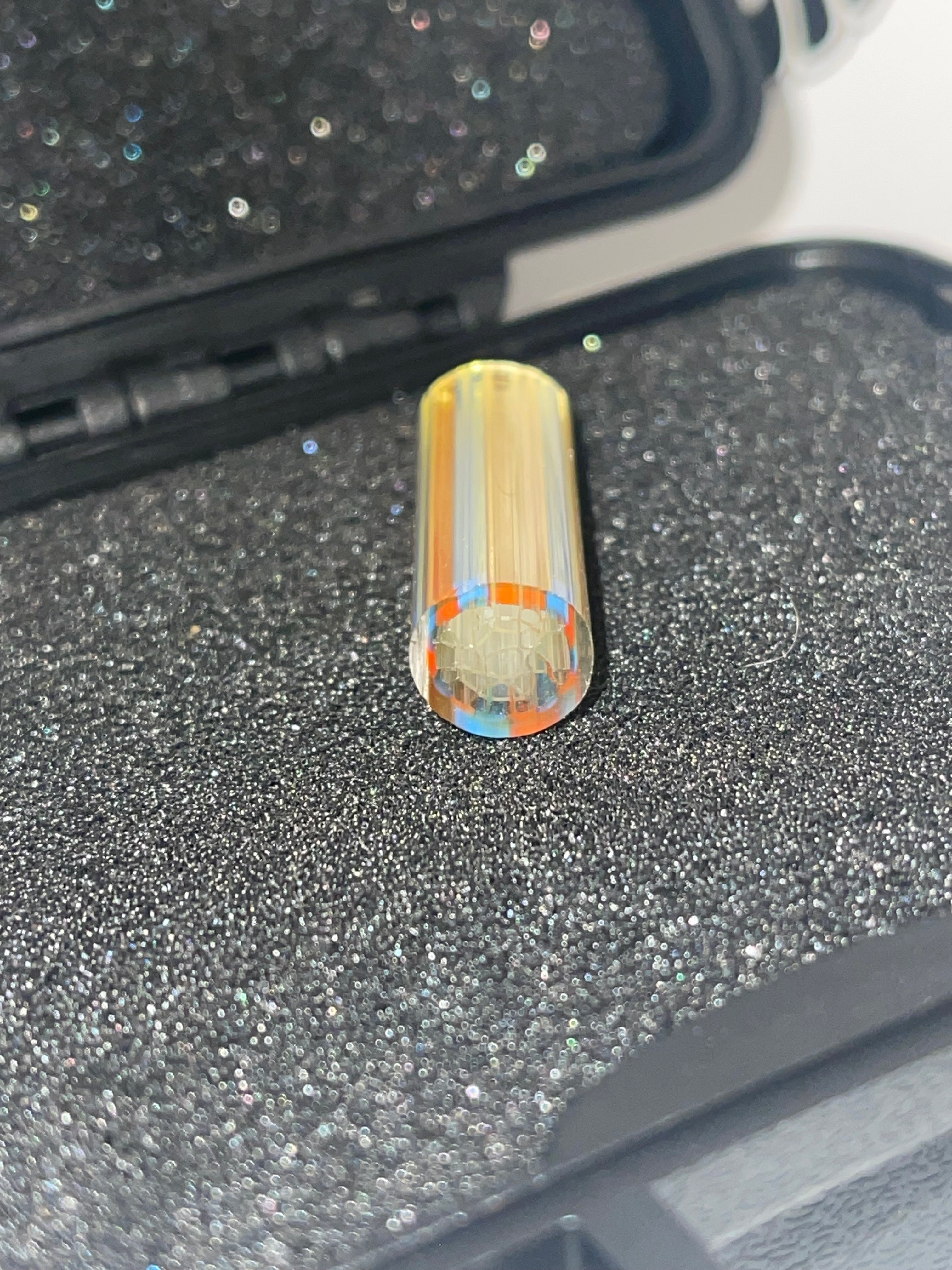 Sabai Glass Tip - Transparent Yellow Red And Blue
