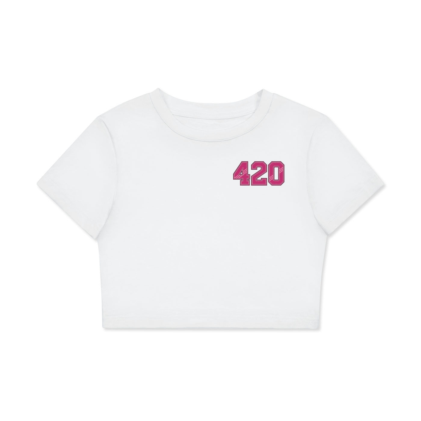 Smoking Helps Fitted Crop Cotton T-Shirt