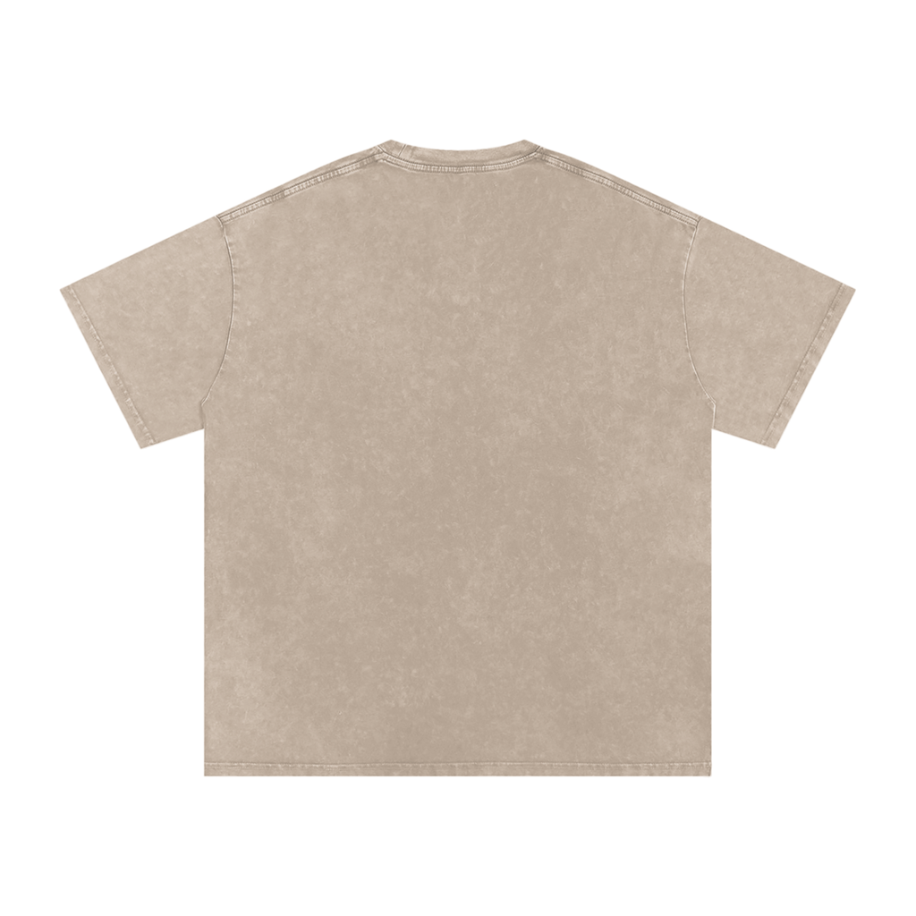 Smoking Helps Snow Washed Oversized Cotton T-Shirt