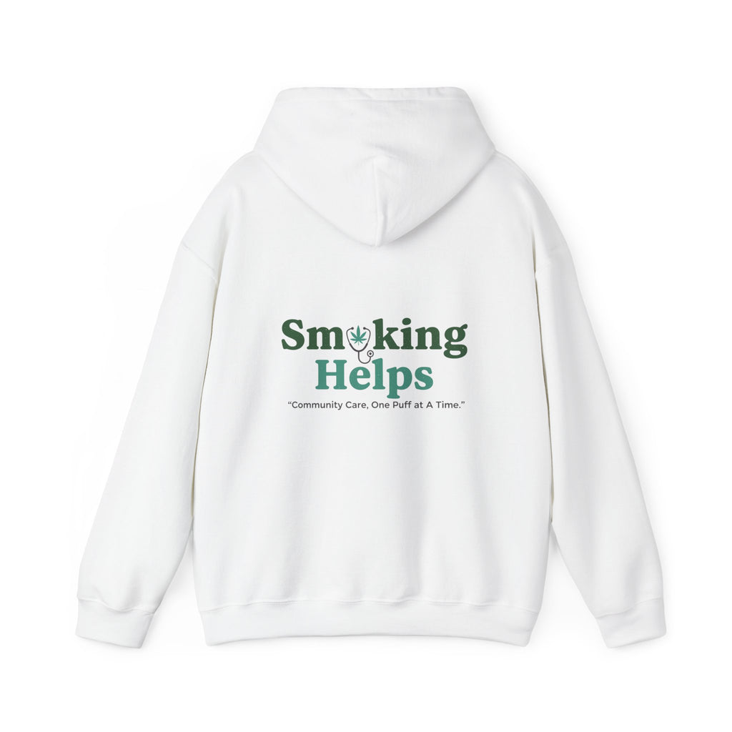 Hoodie — Smoking Helps Logo Pullover