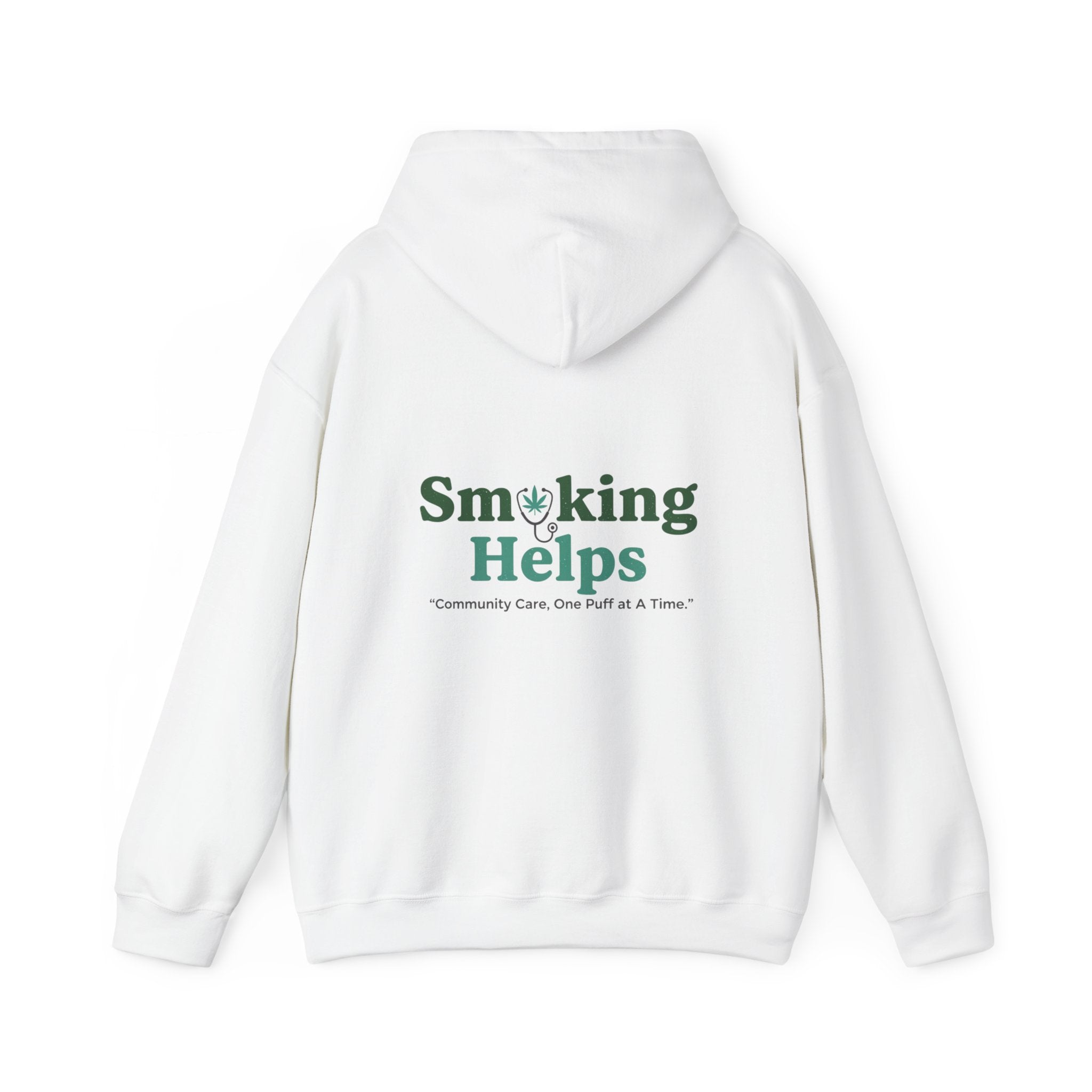 Hoodie — Smoking Helps Logo Pullover