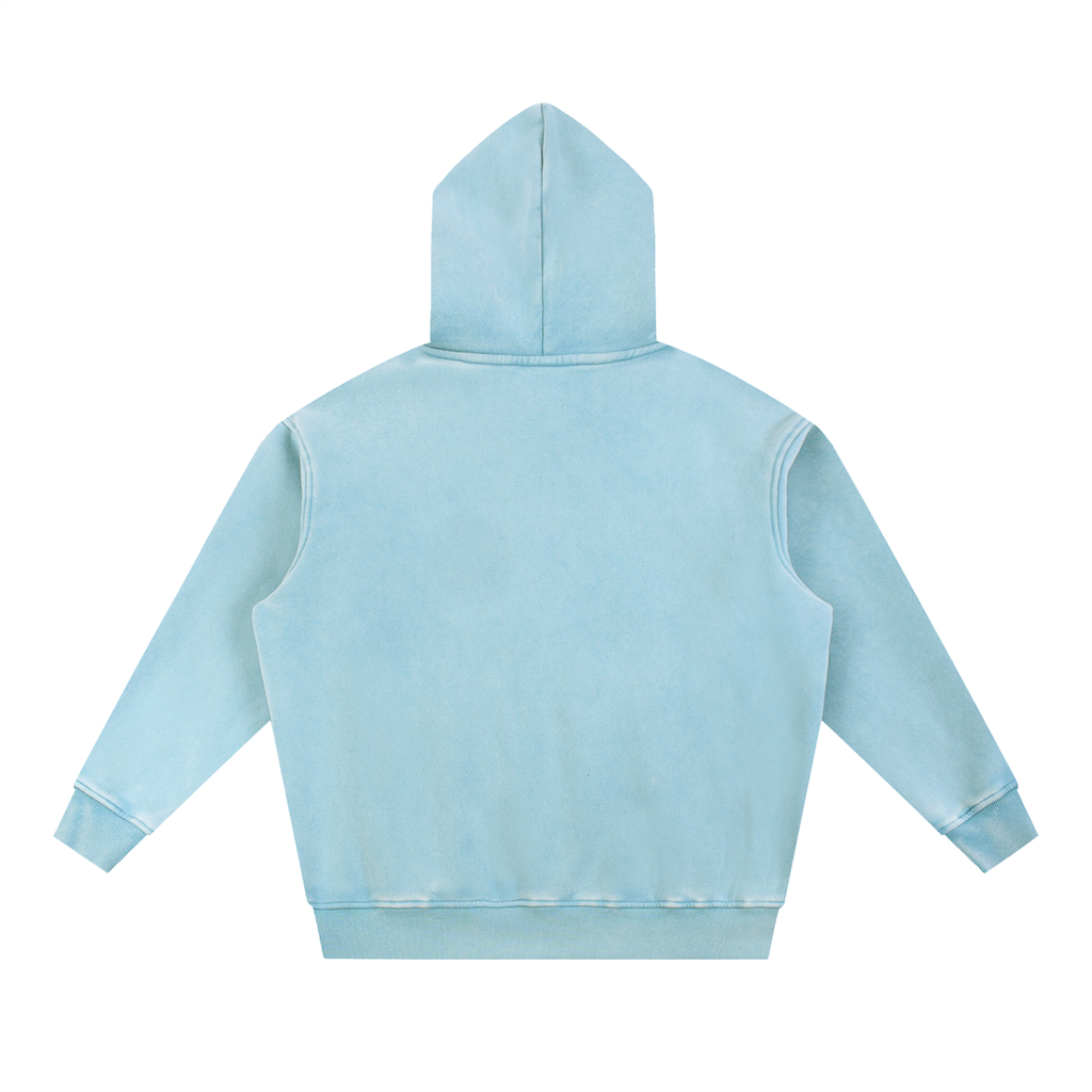 Smoking Helps Snow Wash Fleece Oversize Hoodie