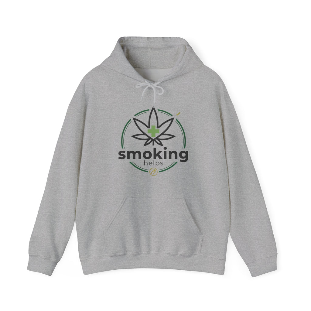 Hoodie — Smoking Helps Logo Pullover