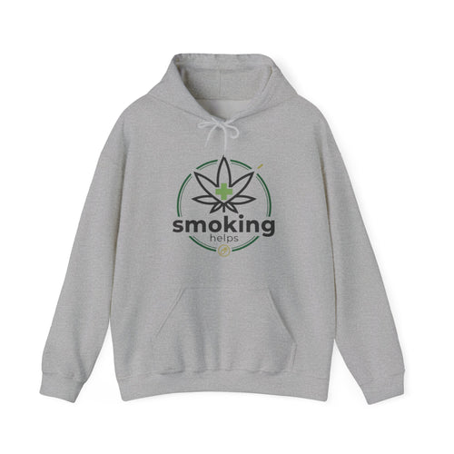 Hoodie — Smoking Helps Logo Pullover