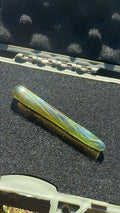 Green And Teal Glass Doink Packer