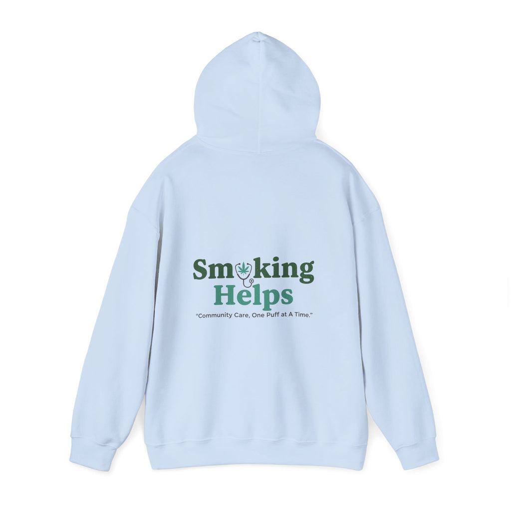 Hoodie — Smoking Helps Logo Pullover