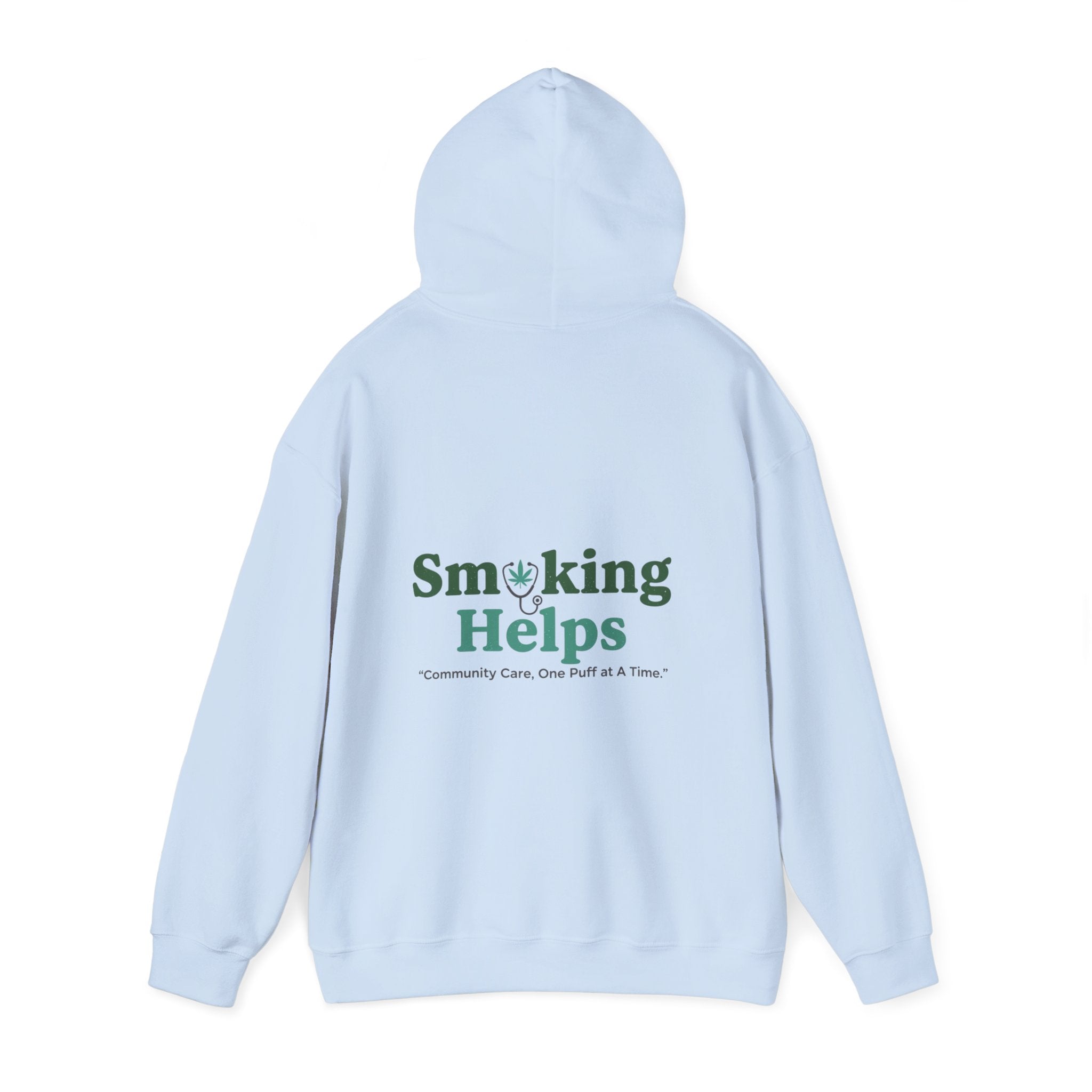 Hoodie — Smoking Helps Logo Pullover