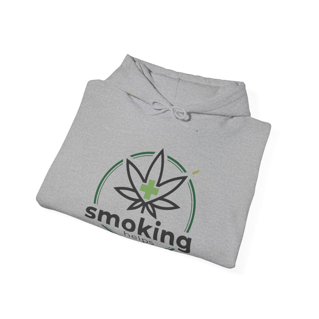 Hoodie — Smoking Helps Logo Pullover