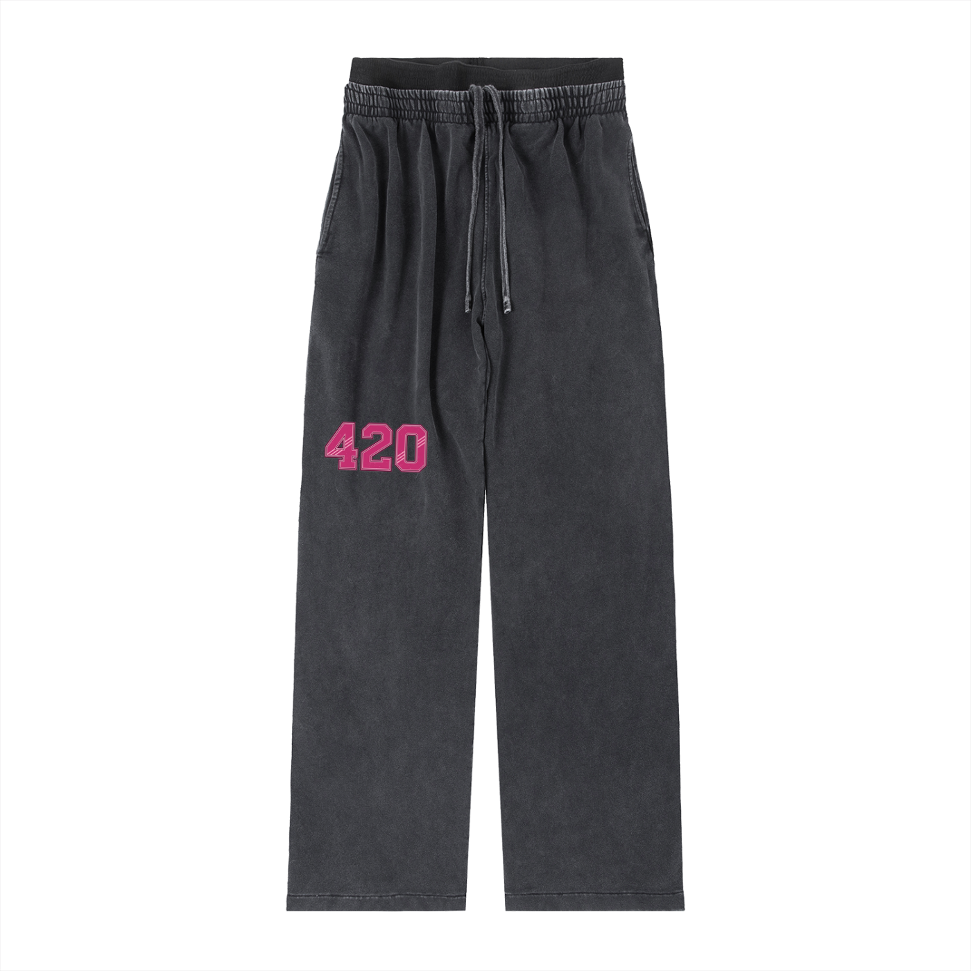 Smoking Helps Vintage Washed Waist Pants