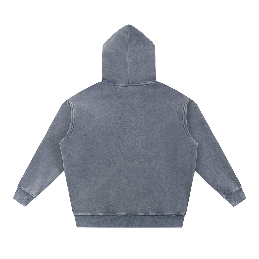 Smoking Helps Snow Wash Fleece Oversize Hoodie