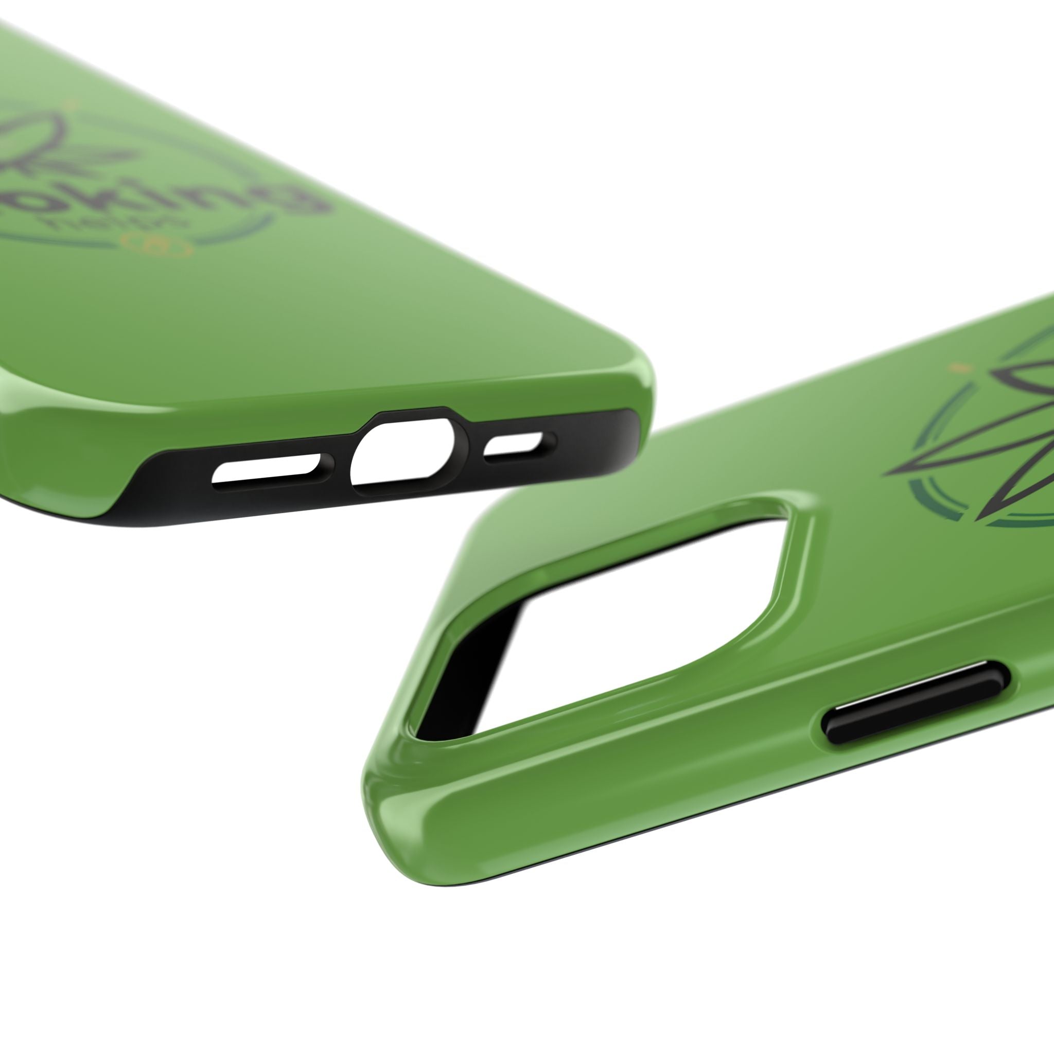 Tough Phone Case — 'Smoking Helps' Cannabis Leaf Protective Cover