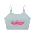 Smoking Helps Spaghetti Strap Yoga Sports Bra