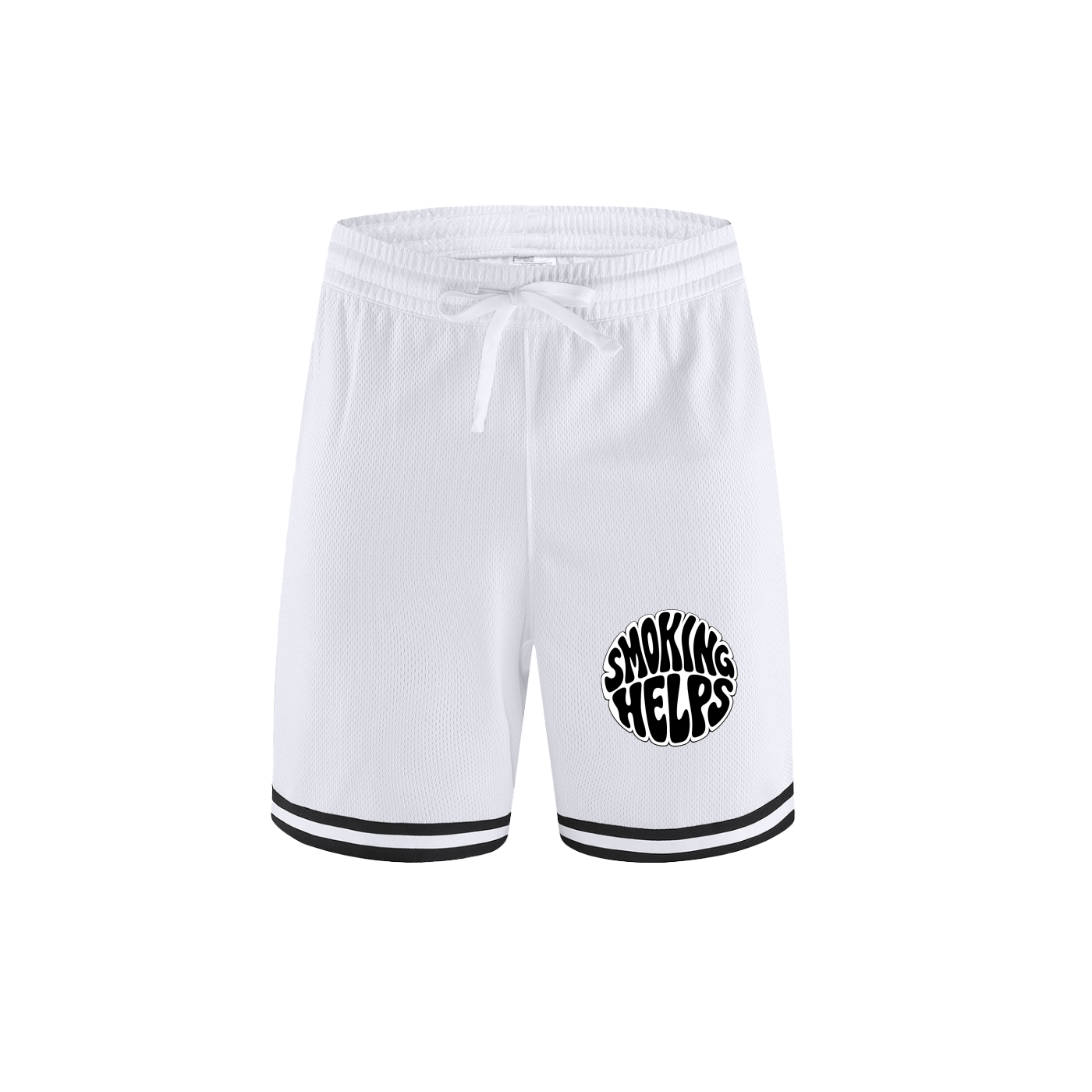 Smoking Helps Bubble Logo Basketball Shorts