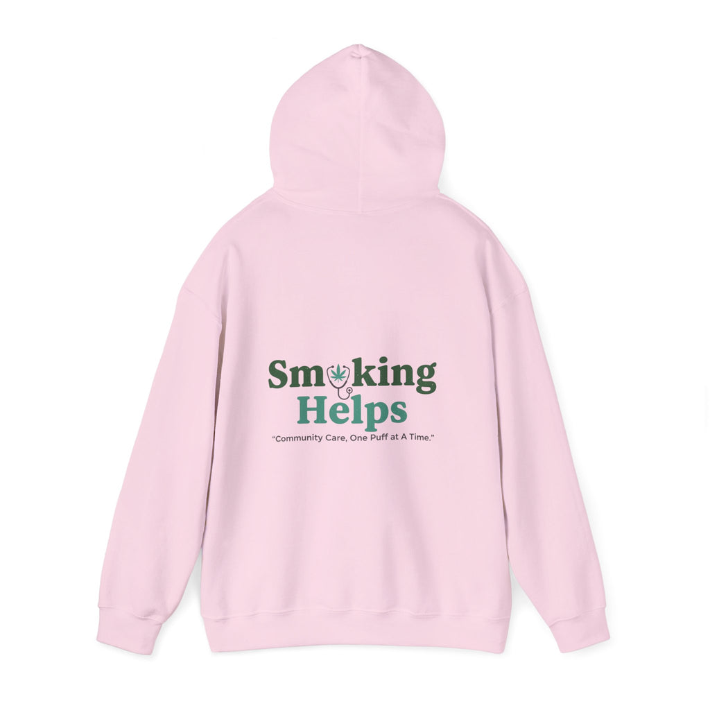 Hoodie — Smoking Helps Logo Pullover