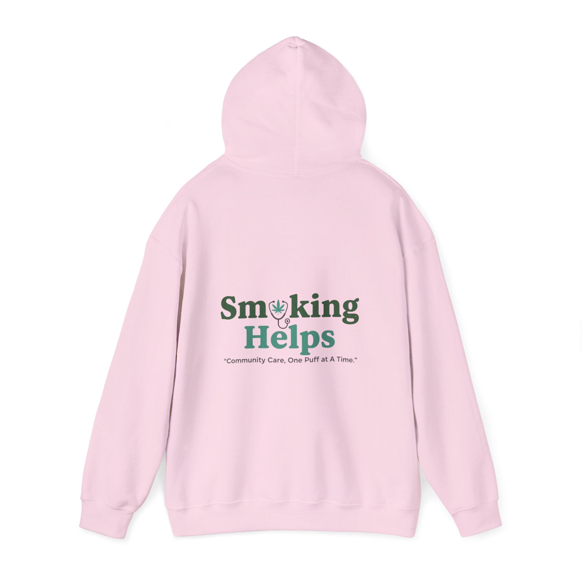 Hoodie — Smoking Helps Logo Pullover